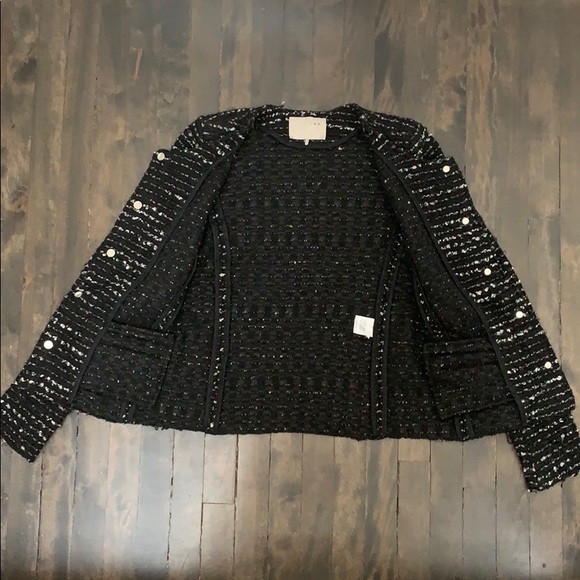 IRO tweed black and white jacket - Picture 7 of 8